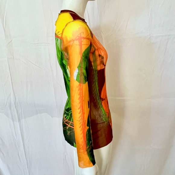 Jean Paul Gaultier Vintage Ancient Greek Venus Mesh Top - Picture 4 of 11